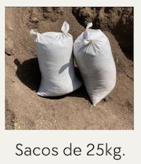 Sacos de 25 kg